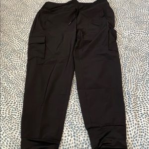 Black dry fit jogger pants